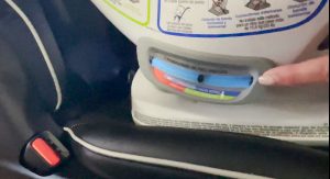 The level of a carseat