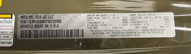 2026 Jeep Wrangler Willys