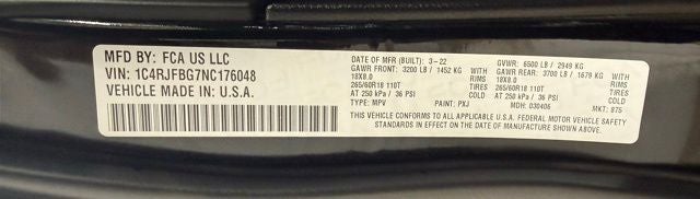 2022 Jeep Grand Cherokee WK Limited