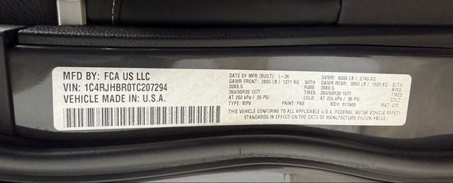 2026 Jeep Grand Cherokee Limited