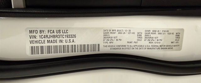 2026 Jeep Grand Cherokee Limited