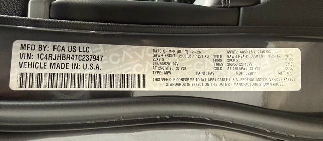 2026 Jeep Grand Cherokee Limited