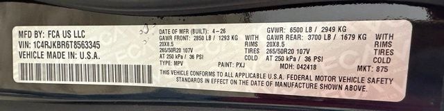 2026 Jeep Grand Cherokee L Limited