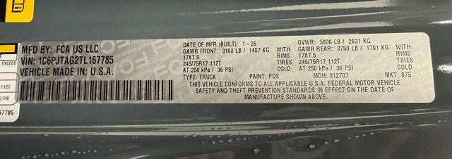 2026 Jeep Gladiator Sport S