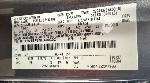 2022 Ford F-150 XLT