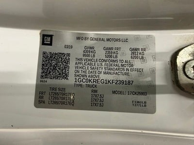 2019 Chevrolet Silverado 2500HD Work Truck