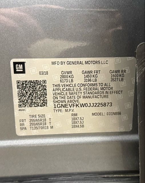 2018 Chevrolet Traverse LS