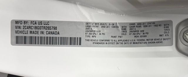 2026 Chrysler Pacifica Select