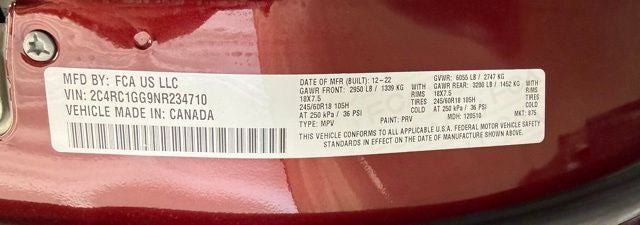 2022 Chrysler Pacifica Limited