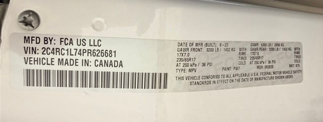 2023 Chrysler Pacifica Hybrid Touring L