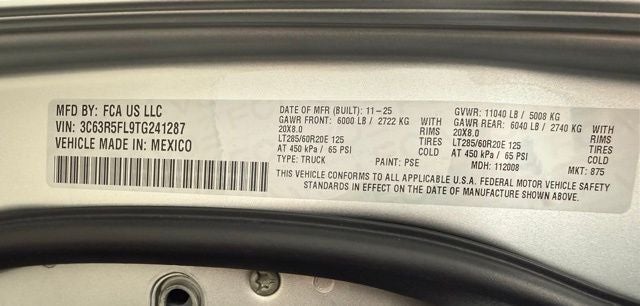 2026 RAM 2500 Laramie