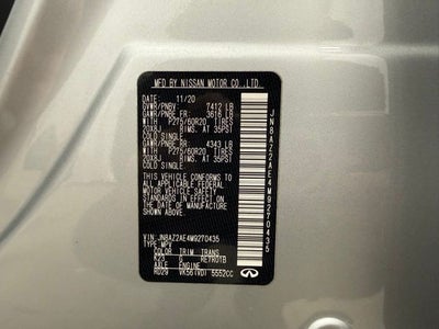 2021 INFINITI QX80 LUXE