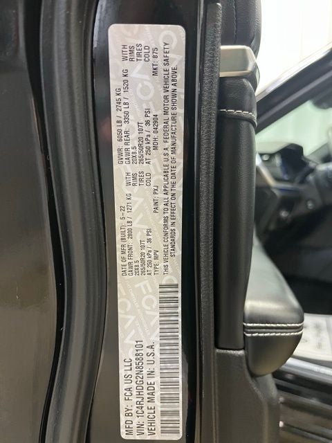 2022 Jeep Grand Cherokee Overland