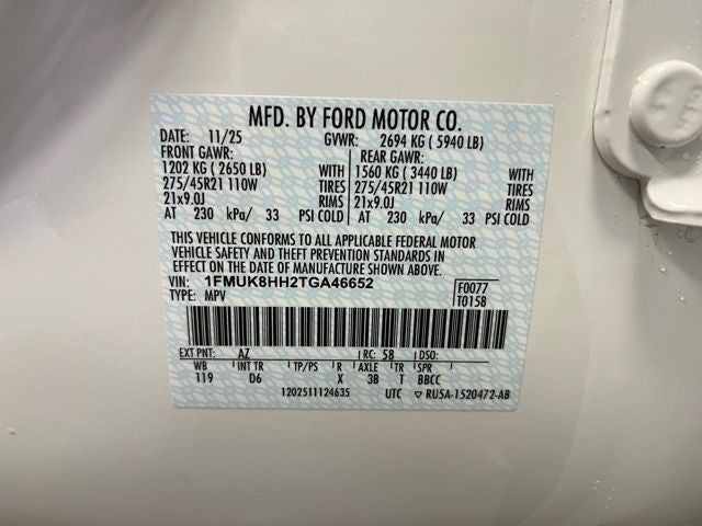 2026 Ford Explorer Platinum