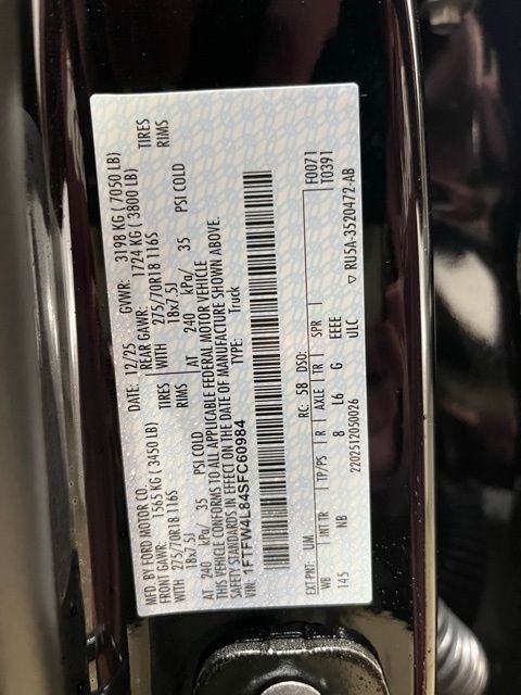 2025 Ford F-150 Tremor