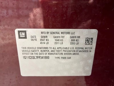 2015 Chevrolet Malibu LT 1LT