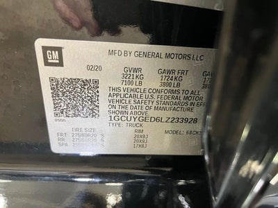 2020 Chevrolet Silverado 1500 LTZ