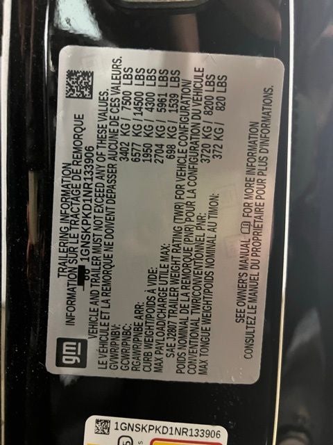 2022 Chevrolet Tahoe Z71