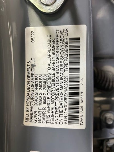 2022 Honda Accord Hybrid Sport