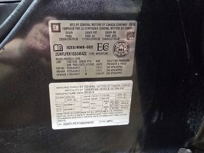 2016 Chevrolet Equinox LT