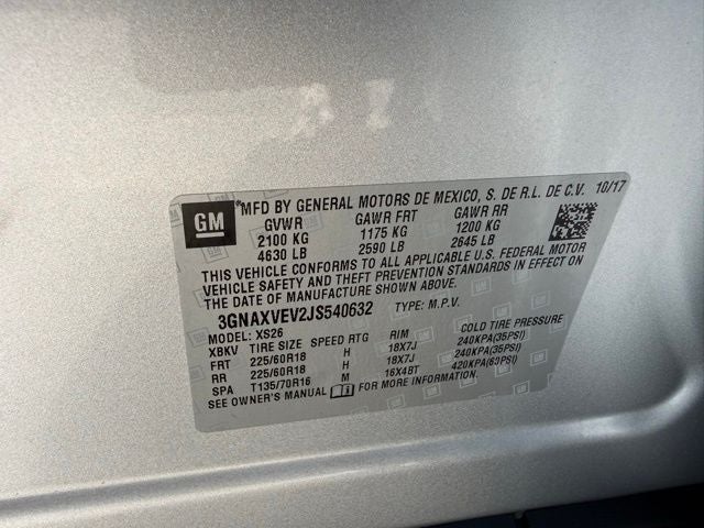 2018 Chevrolet Equinox Premier
