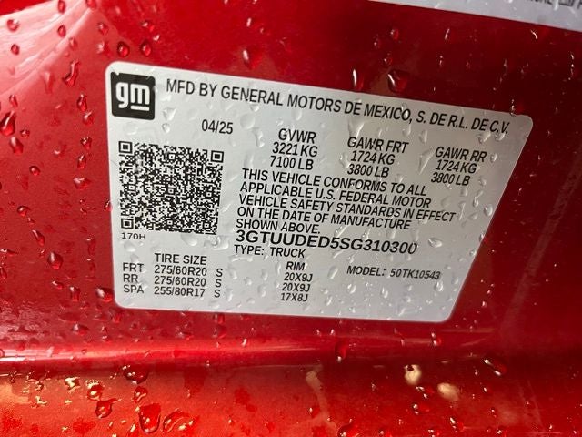 2025 GMC Sierra 1500 SLT