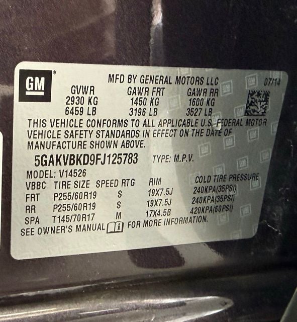 2015 Buick Enclave Leather Group