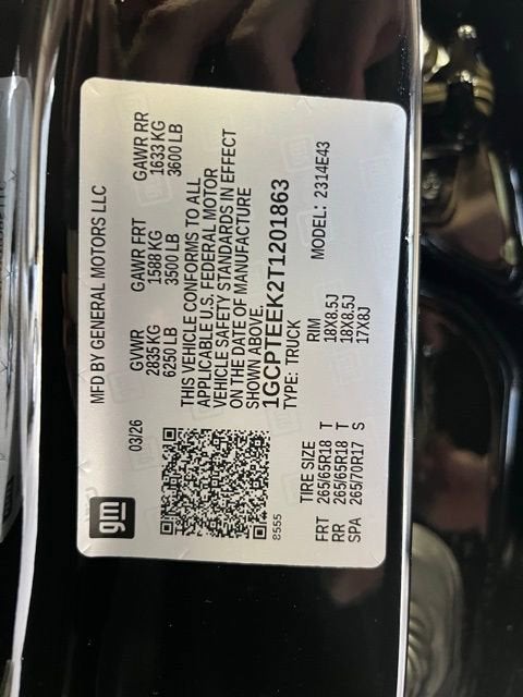 2026 Chevrolet Colorado Trail Boss