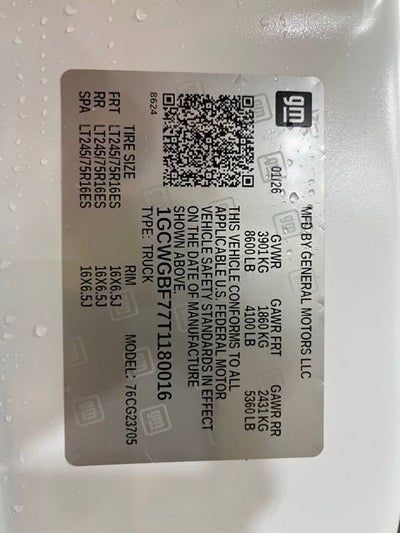 2026 Chevrolet Express Cargo WT