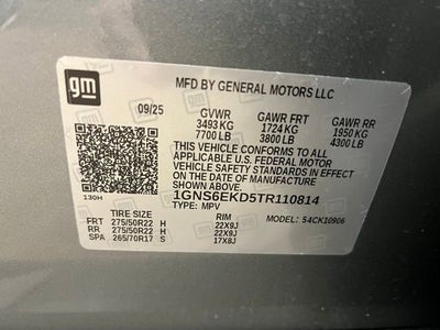 2026 Chevrolet Suburban RST