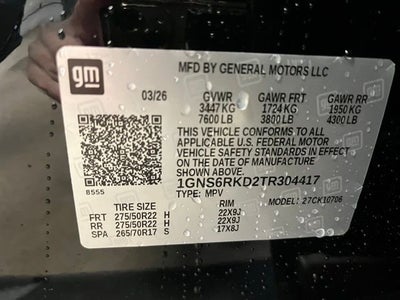 2026 Chevrolet Tahoe RST