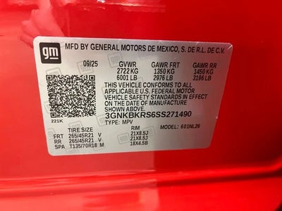 2025 Chevrolet Blazer RS