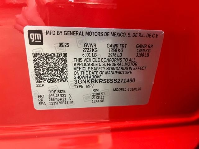 2025 Chevrolet Blazer RS