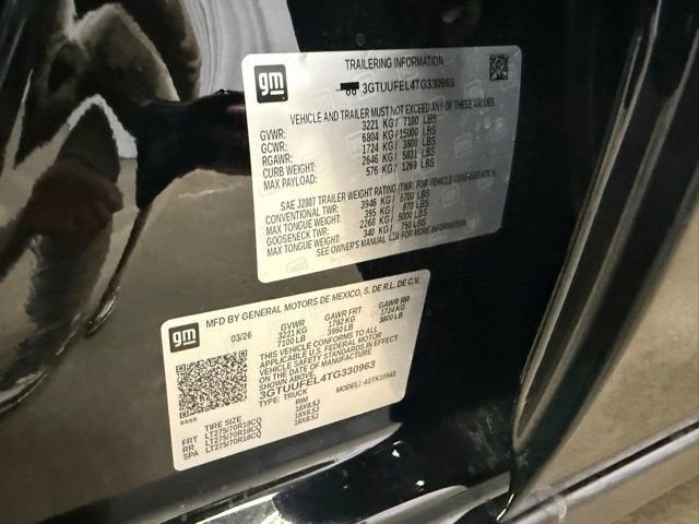 2026 GMC Sierra 1500 AT4X