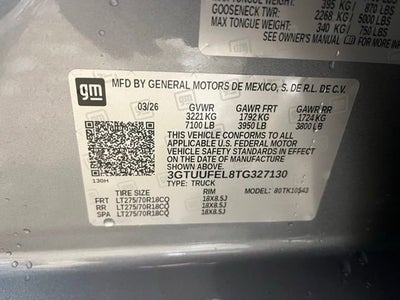 2026 GMC Sierra 1500 AT4X
