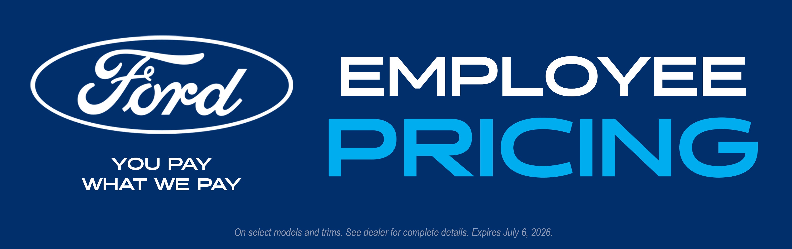 FORD LOYALTY UP TO $5,500
