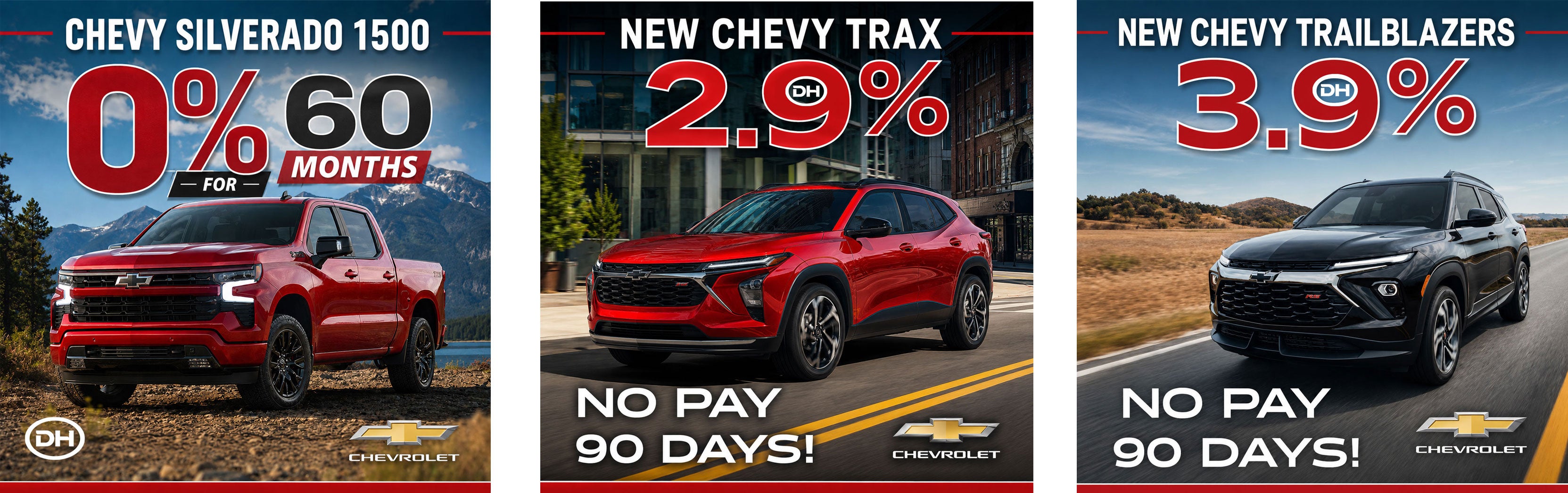 Chevy Silverado, Trax, & Trailblazer Deals